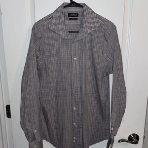 Men's Ralph Lauren Gray Plaid Shirt